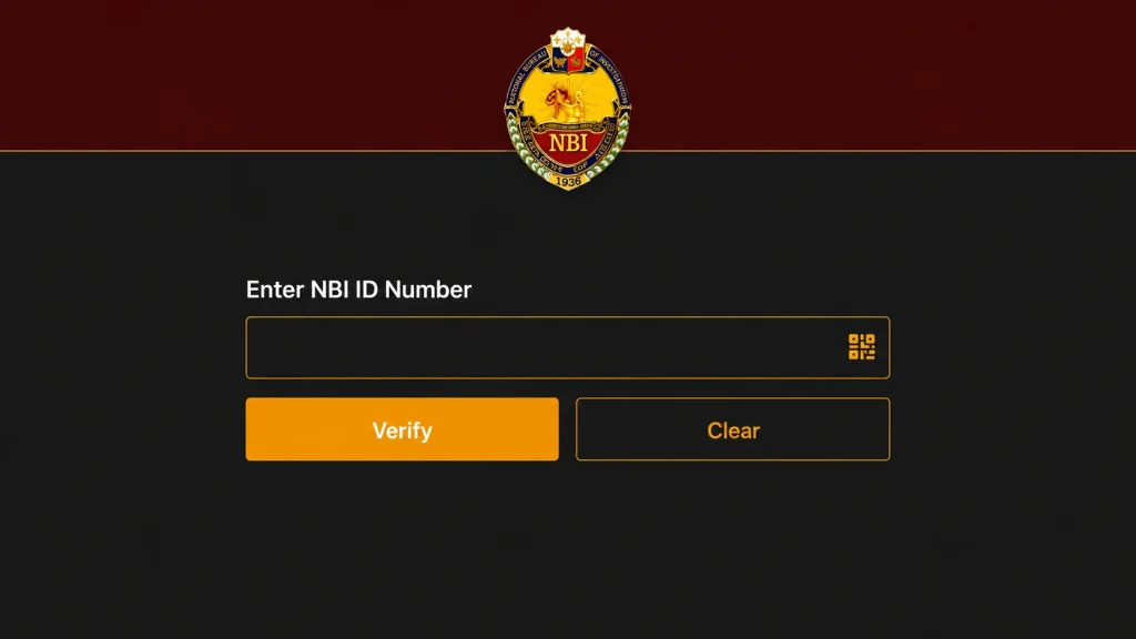 NBI Clearance Online Verification