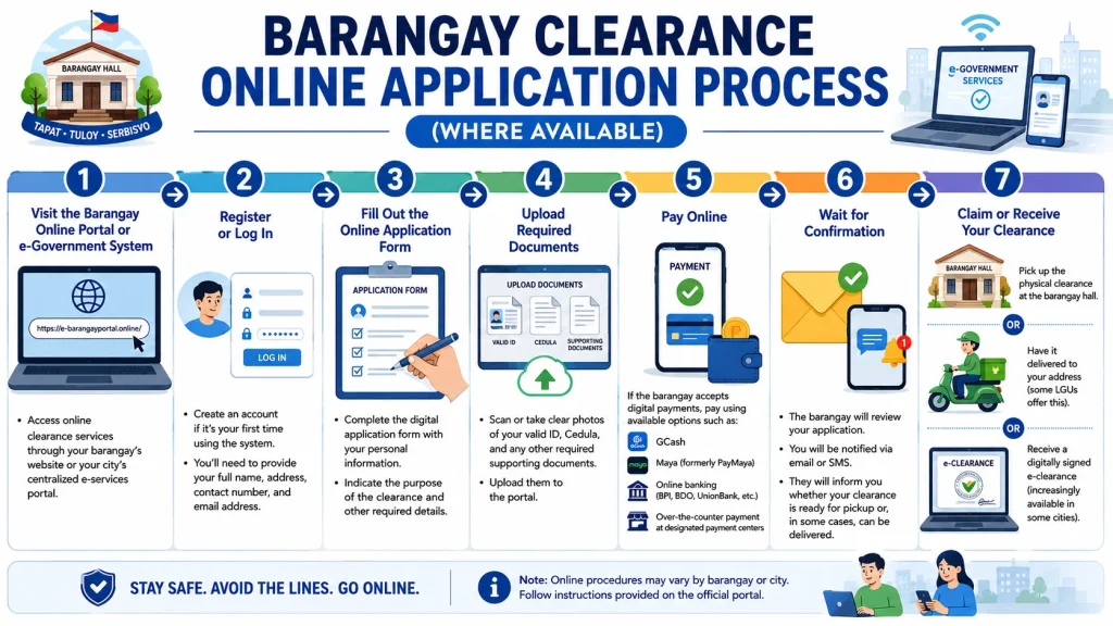 Barangay Clearance Online Application Process