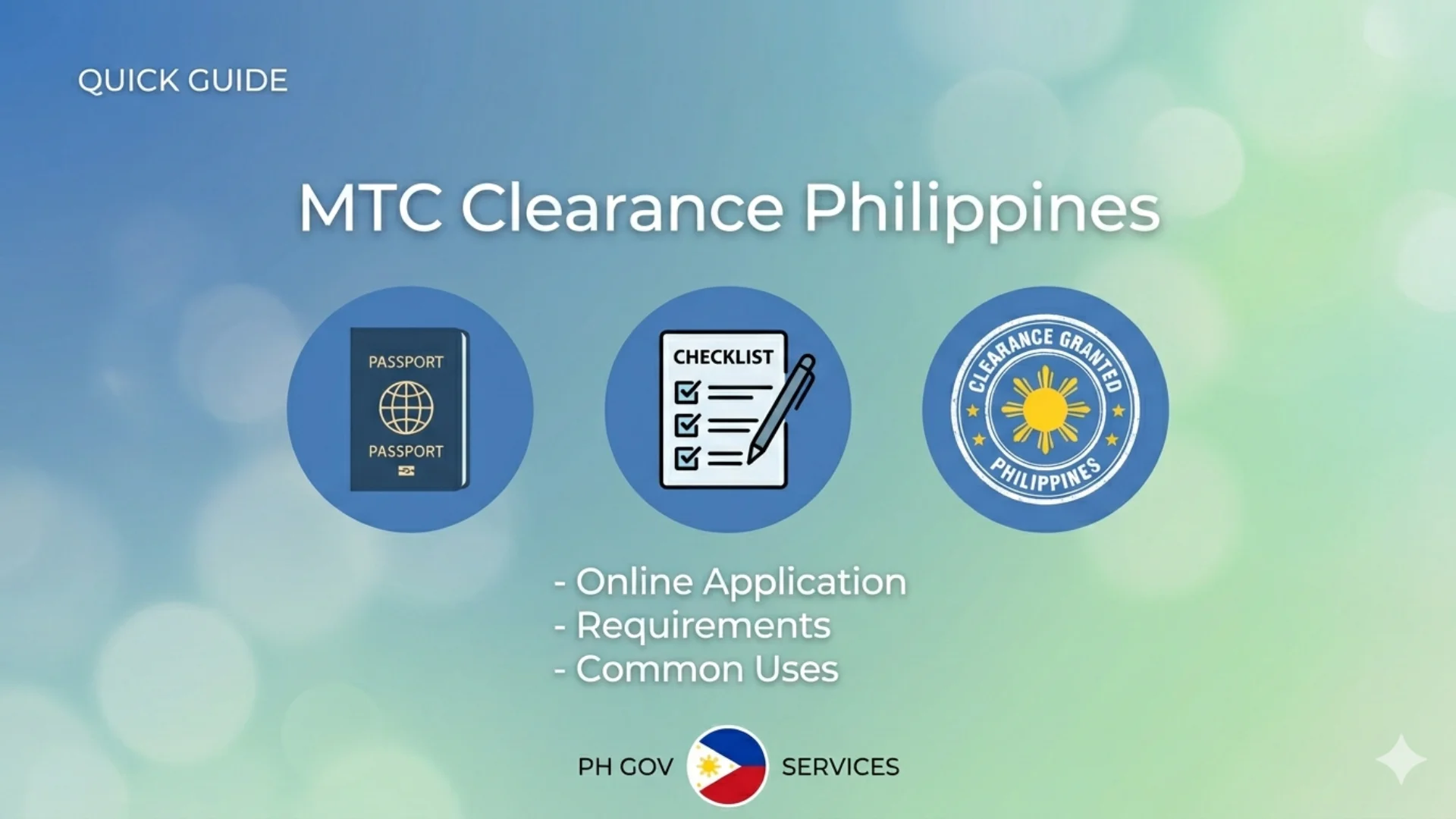 MTC Clearance