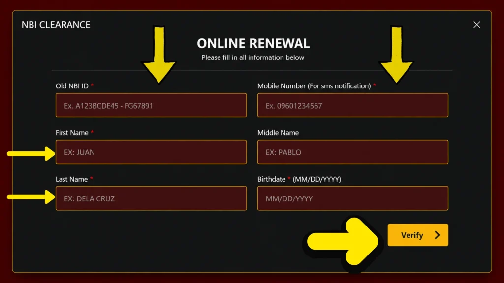 _NBI Clearance Online renewal