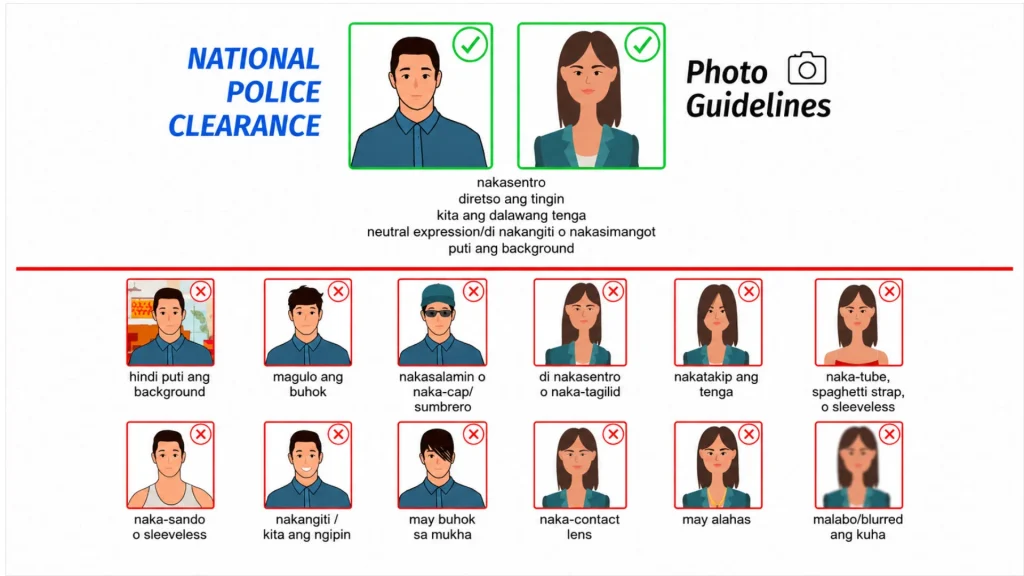 Philippines police clearance renewal non-appearance photo guide